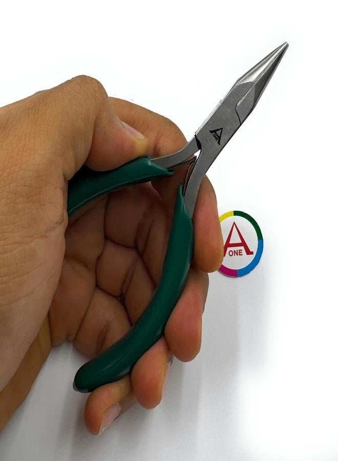 Aone Chain Nose Half Round Steel Value Plier Multipurpose for Jewellery Making, Wire Wrapping, Beading Jewellery, Model Making & Hobby Crafts DIY - Image 2